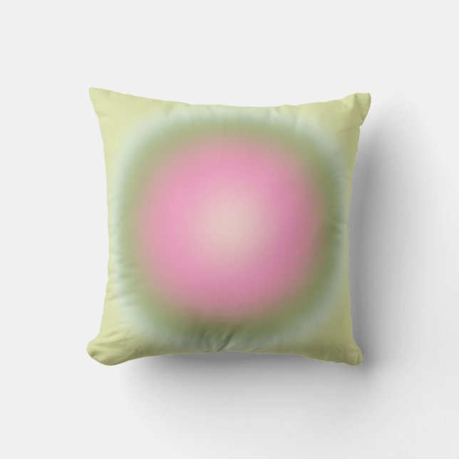 Almofada Les Couleurs 07 Gradient Pink E Green Aura (Frente)