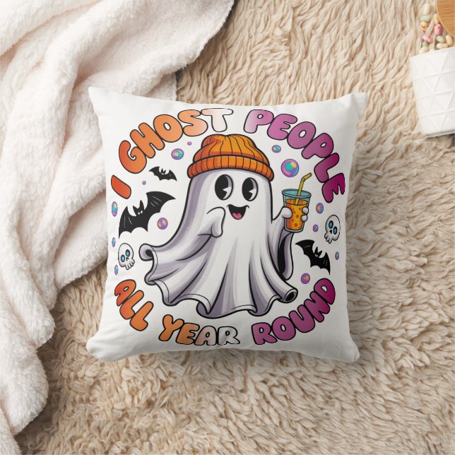 Almofada Lésbica Divertida no Halloween – Eu Assombro as Pe (Cobertor)