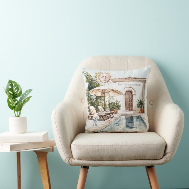 Almofada Let Sunshine In Sun Pool Dog House (Cadeira)