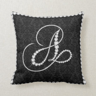Almofada Letra Elegante A Diamantes Estimulantes - Monogram