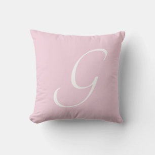 Almofada Letra G Monograma Personalizada Inicial