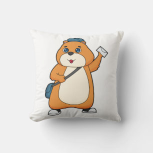 Almofada Letra Hamster Postman
