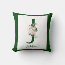 Letra J Floral Monograma