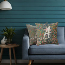 Letra monograma cottagecore Cottage com aspecto fl