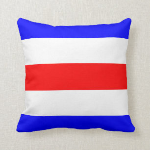 Almofada Letra náutica C do sinal da bandeira