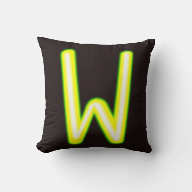 Almofada Letra Neon W Cushion (Frente)