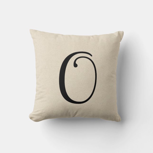 Almofada Letra O (Frente)
