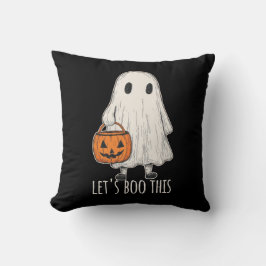 Almofada Let's Boo This Fun Ghost Trick or Treat