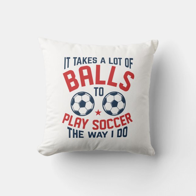 Almofada Leva Muitas Bolas (Frente)