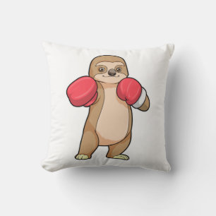 Almofada Leve como boxer com luvas in a box