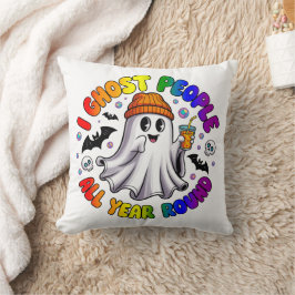 Almofada LGBTQ Arco-íris Divertido Halloween – Eu Assusto P