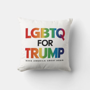 ALMOFADA LGBTQ PARA TRUMP GAY LESBIAN PARA TRUMP 2024