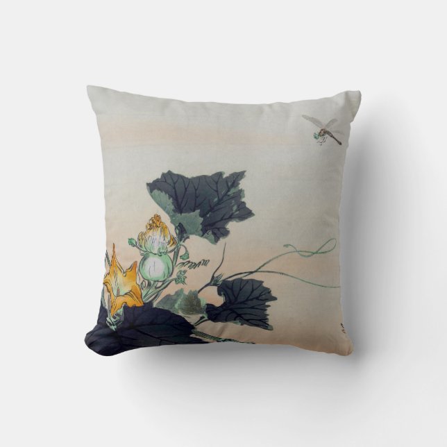 Almofada Libélula do vintage (Frente)