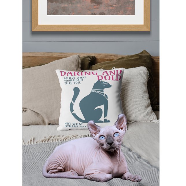 Almofada Libere sua raia interna acredite em você (Criador carregado)