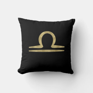 Almofada LIBRA Ouro Setembro Outubro Astrologia de Nascimen