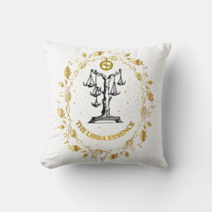 Almofada Libra Zodíaco Luxo Estrelas Arte Aesthetic