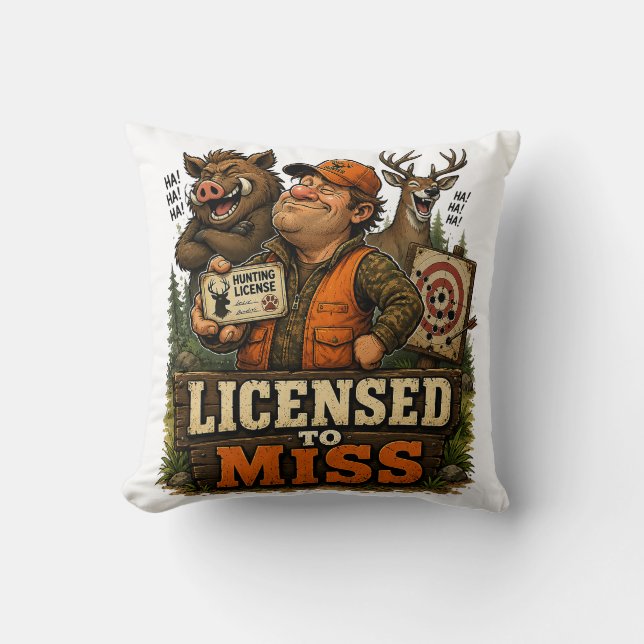 Almofada Licensed To Miss (Frente)