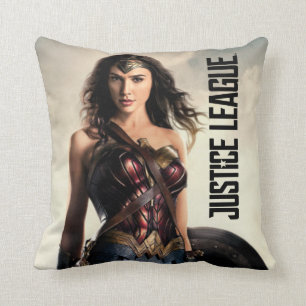 Almofada Liga da Justiça   Mulher Maravilha Em Battlefield