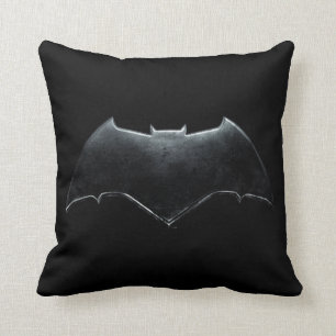 Almofada Liga da Justiça   Símbolo de Batman Metálico