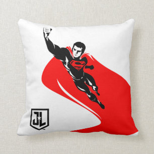 Almofada Liga da Justiça Superman Flying Noir Pop Art