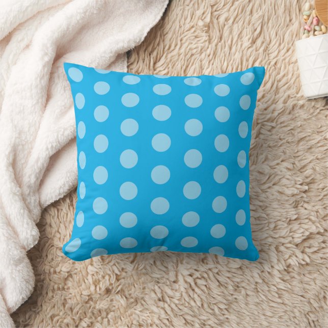 Almofada Light Blue Polka Dots  (Cobertor)