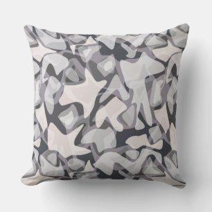 Almofada Light gray-white gray light gray abstract throw p