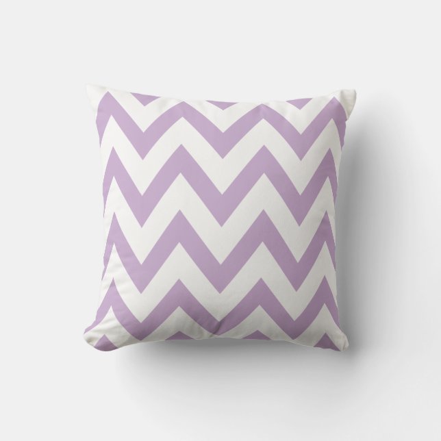 Almofada Lilac Chevron (Frente)