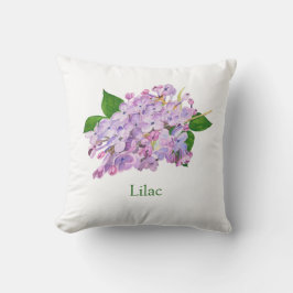 Almofada lilac flor púrpura aquosa botânica