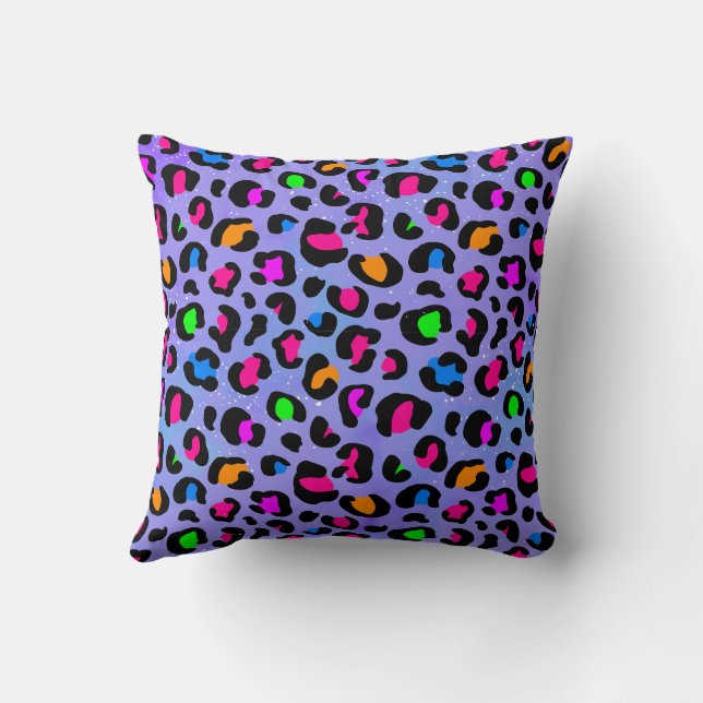 Almofada Lilac Leopard Cushion (Verso)