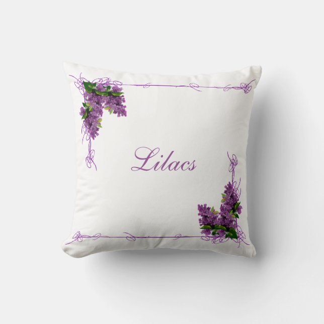 Almofada Lilacs Travesseiro (Frente)