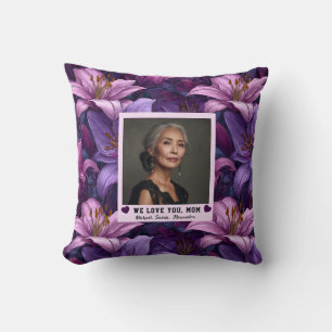 Almofada Lilies Flor Melhor Mãe Política Decoração Diy Cott