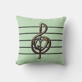 Almofada Limpa e Coração com Olhos Emboscada Qualquer Ponta