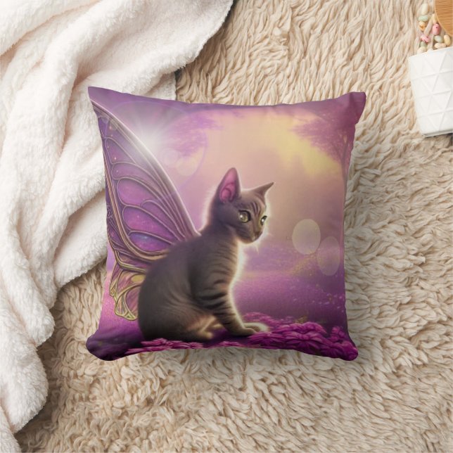 Almofada Limpar o Gatinho (Travesseiro decorativo) (Cobertor)