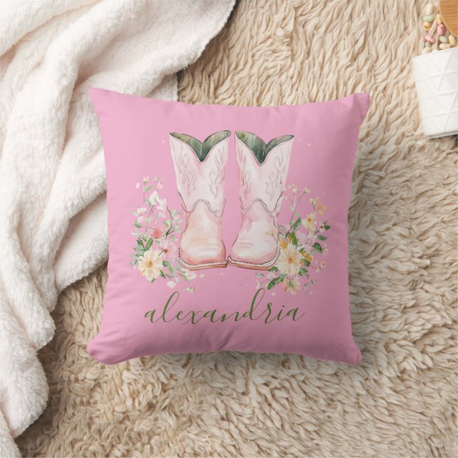 Almofada Linda Cowgirl Rosa  (Cobertor)