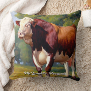 Almofada Linda Hereford Bull