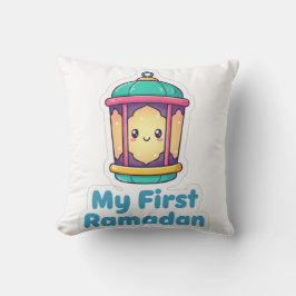 Almofada Linda Lanterna Meu Primeiro Ramadan Presente para 