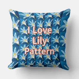 Almofada Linda Lily Branca Padrão