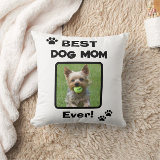 Almofada Linda Personalizar Melhor Mãe de Cachorro Gato do