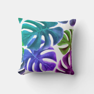 Almofada Lindas Folhas Tropicais - Travesseiro decorativo