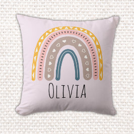 Almofada Lindo Arcoiris Boho Acuarela Multicolor