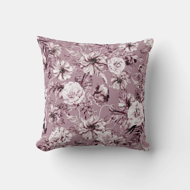 Almofada Lindo decorativo floral atraente  (Frente)