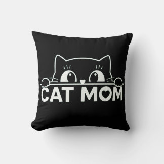 Almofada Lindo design simples para mulheres amantes de gato