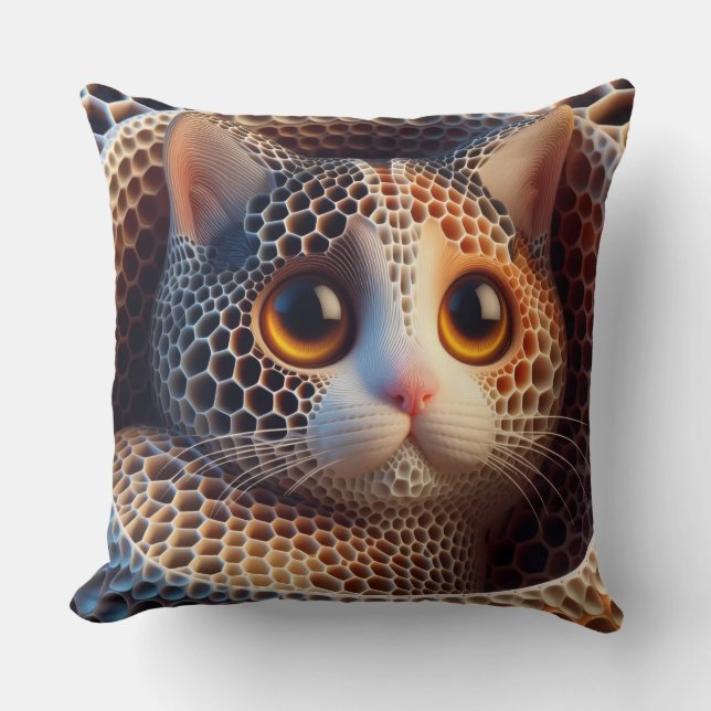 Almofada Lindo Travesseiro CatThrow (Frente)