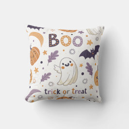 Almofada Lindo Travesseiro de Halloween em Pastel – Fantasm
