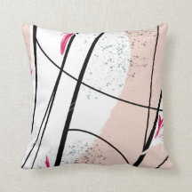 Linha preta rosa Abstrato