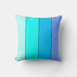 Almofada Linhas de Cor Azul Neon