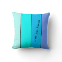 Linhas de Cor Azul Neon com Nome