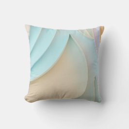 Almofada Linhas de curva e formas em pastas com espaço de c