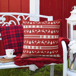 Almofada Linhas de Flocos de Neve para Reinadores Elegantes