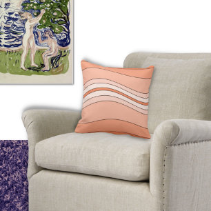 Almofada Linhas em camadas em tons de Travesseiro decorativ